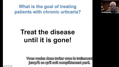URTIC HOUR : Treatment of Chronic Urticaria